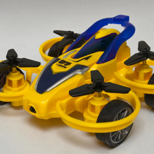 Yellow AeroDrone Racing Car Toy