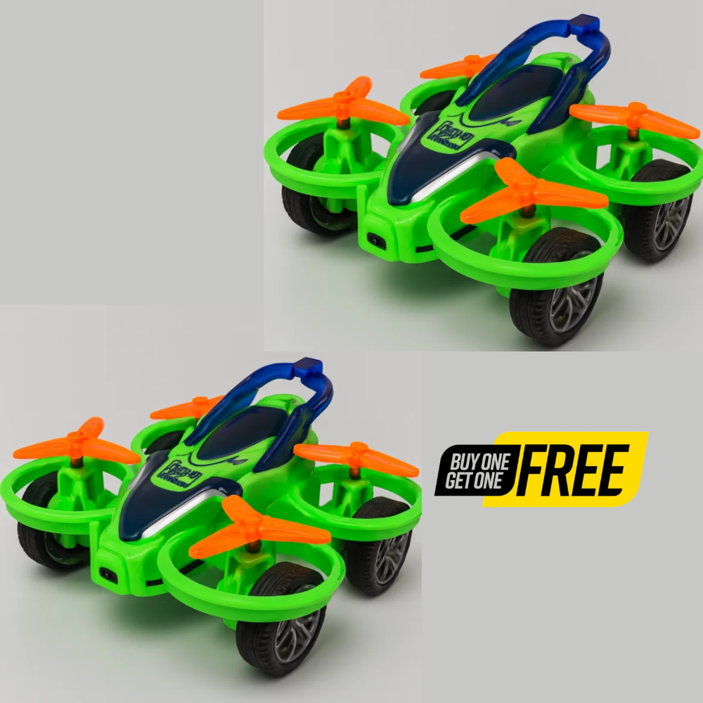 Buy 1 Get 1 Free Green AeroDrone Racing Car Toy