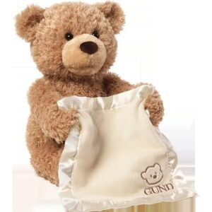 Peek-A-Boo Animated Plush Teddy Bear, KidzoSmile