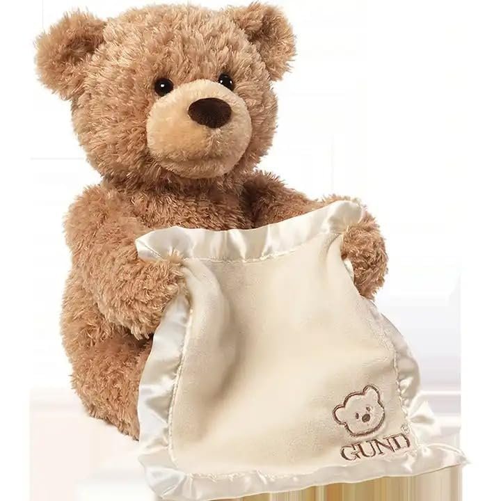 Peek-A-Boo Animated Plush Teddy Bear, KidzoSmile