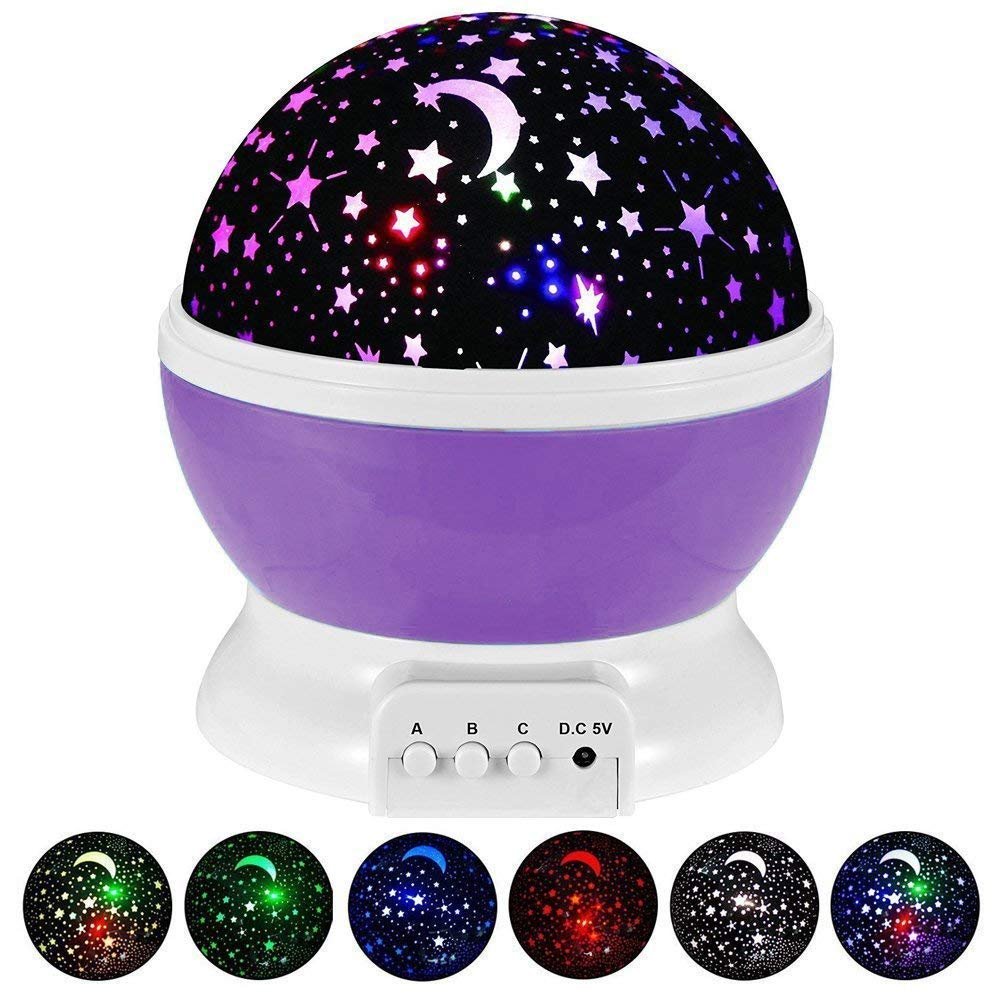Starry Sky Rotating Night Light Projector - Image 7