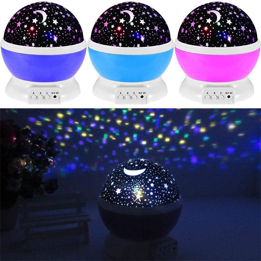 Starry Sky Rotating Night Light Projector - Image 5