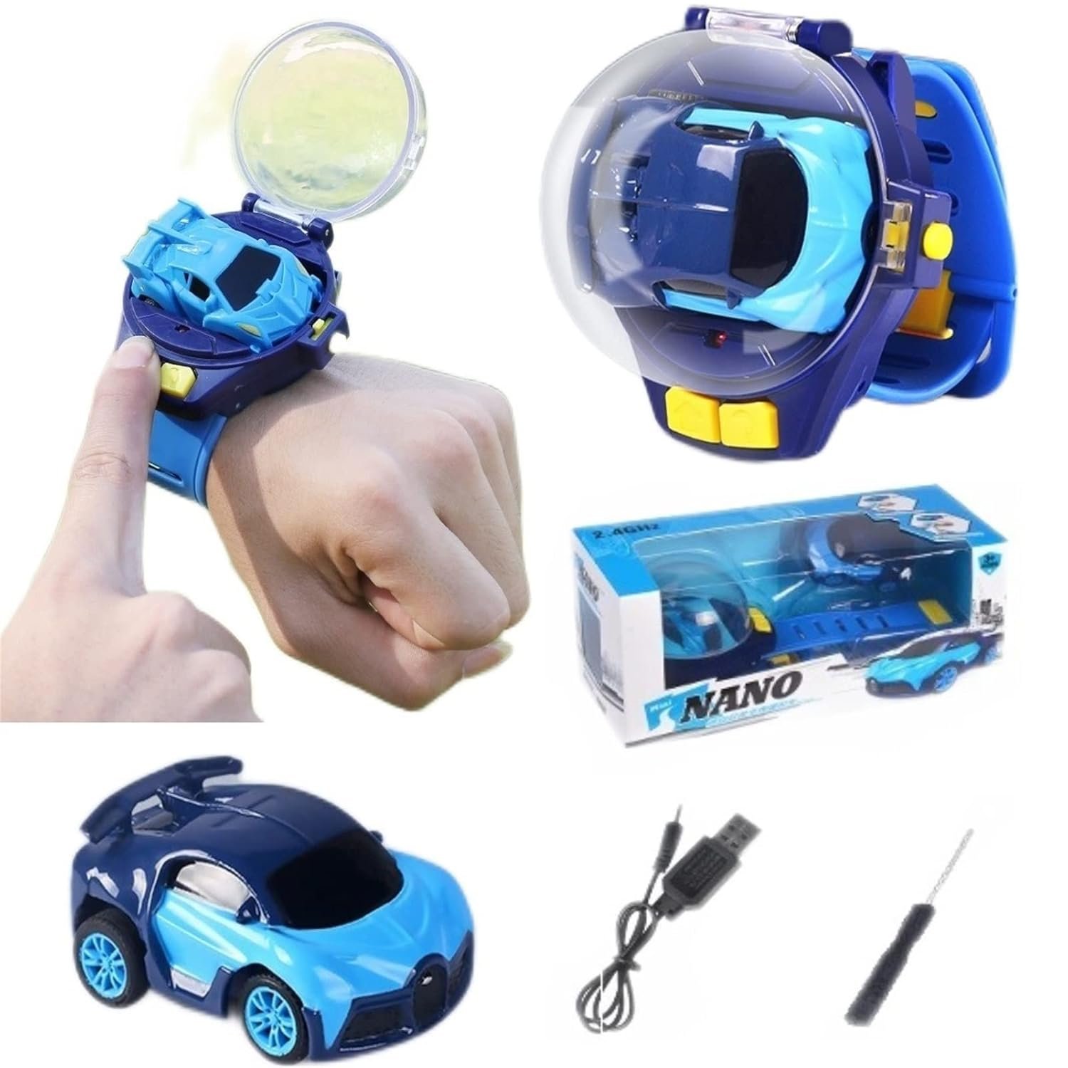 Wrist-Go Mini Remote Control Car Watch, KidzoSmile