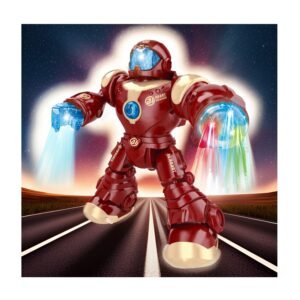 Titan Blaster 22cm Robot Toy with Projector and Blaster Arms, KidzoSmile