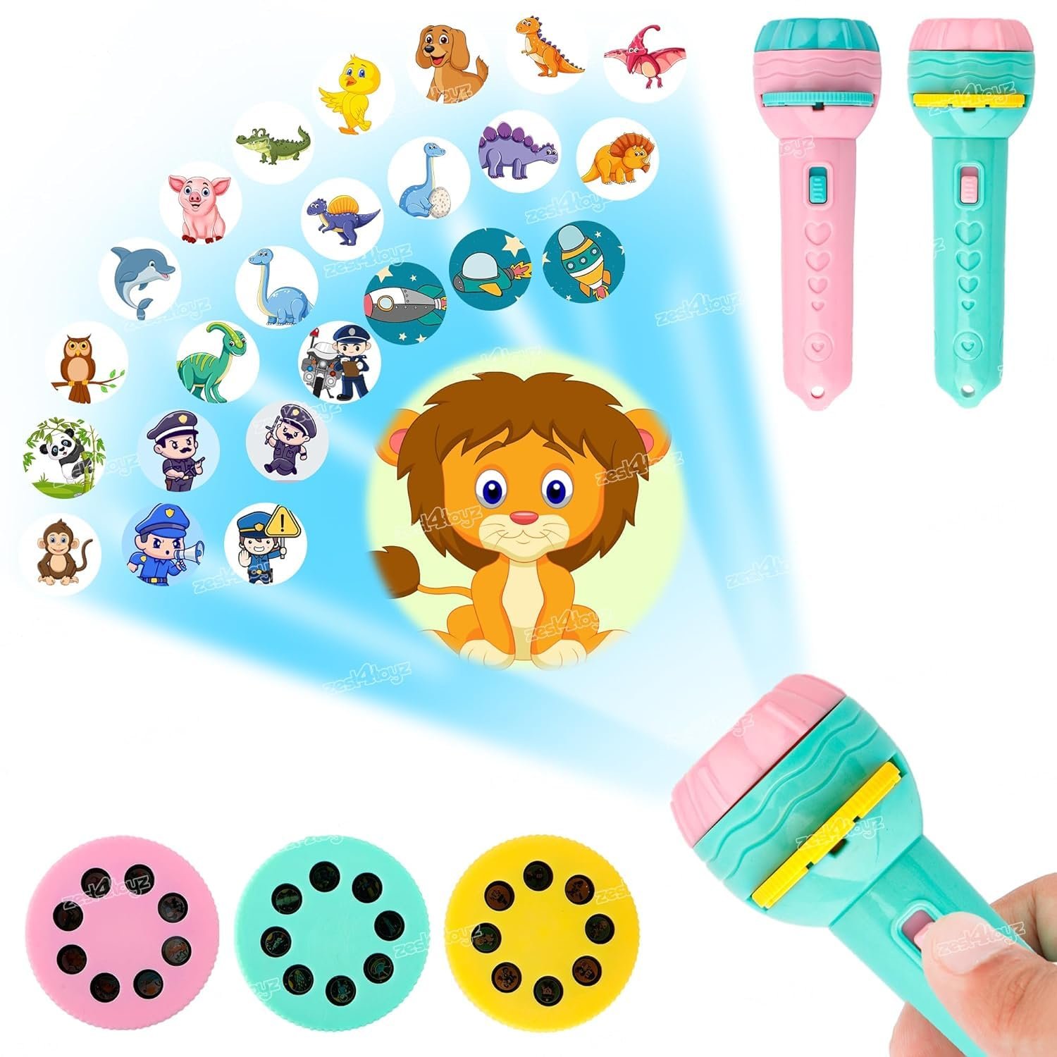 Magic Story Projection Flashlight for Kids, KidzoSmile