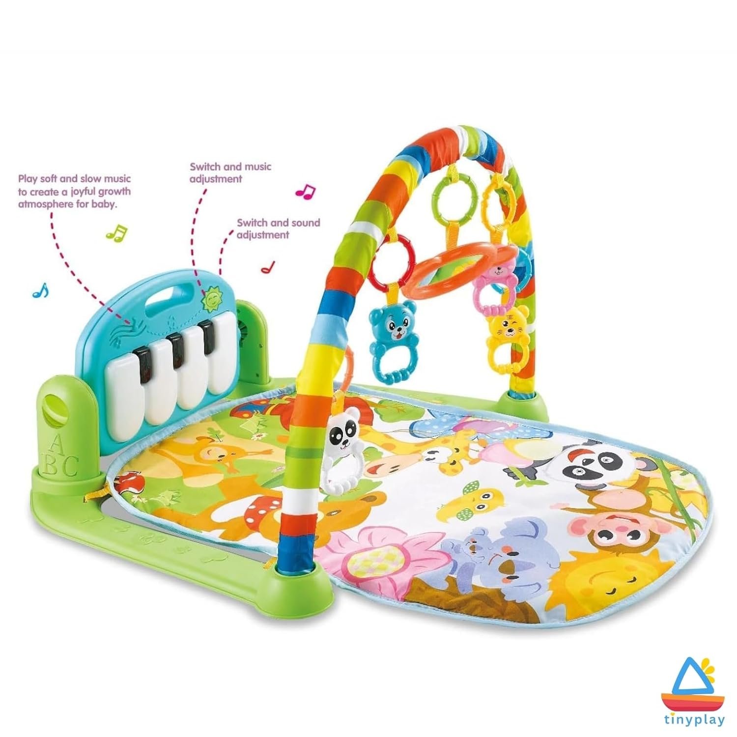Kick and Play Piano Baby Gym Mat for 0-3 years Baby - Image 4