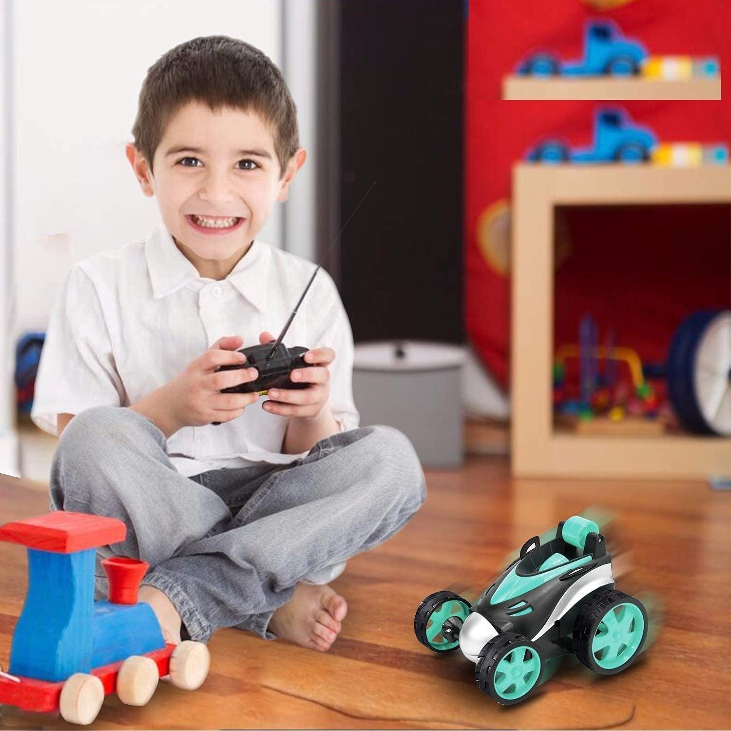 Thunder-Flip Remote Control Stunt Car, KidzoSmile