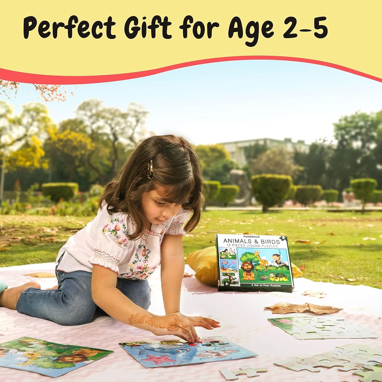 WONDRBOX Animal World: 4-Pack of 12-Piece Puzzles - Image 8