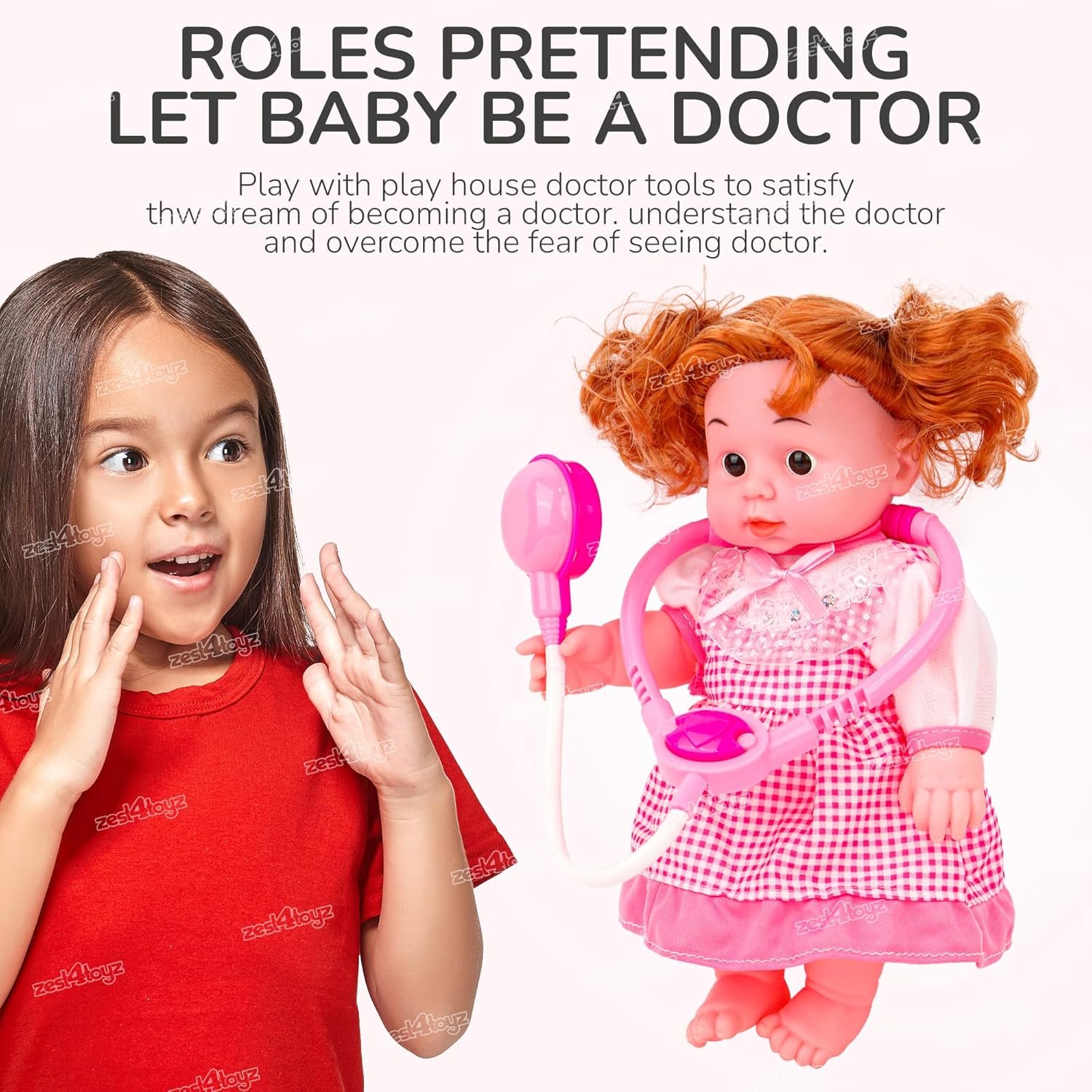 My Honeys Baby Doll Doctor Play Set - Image 3