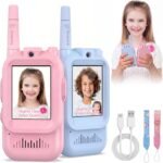 Rechargeable Walkie Talkies for Kids Long Range Two-Way Communication Toy